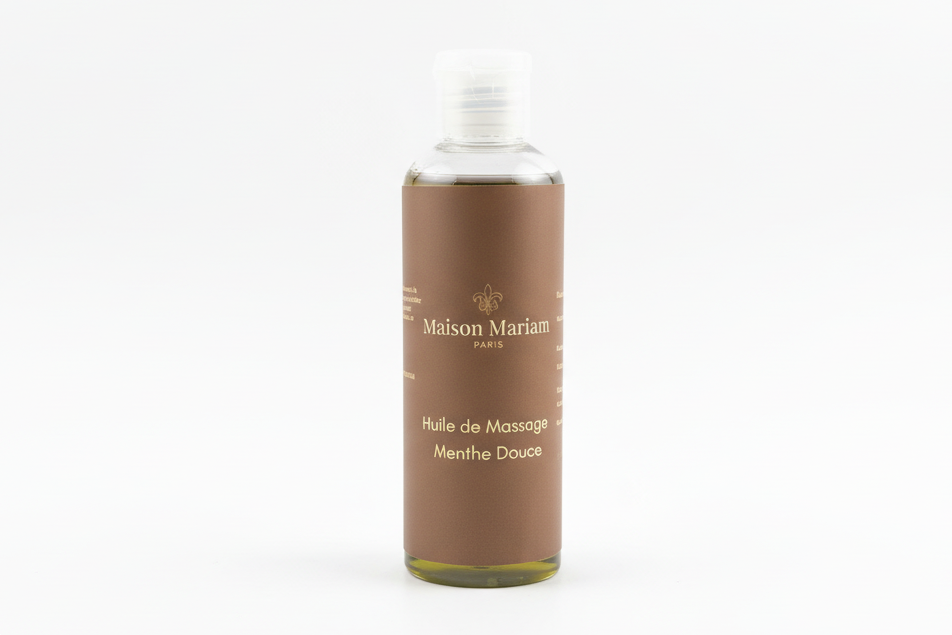 Huile de massage comestible-Menthe Douce